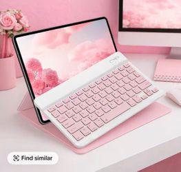 Bluetooth Wireless Keyboard-pink