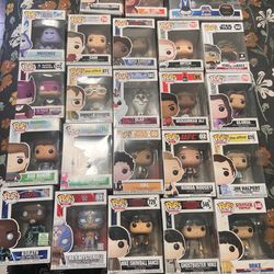 Lot of Funko pops assorted