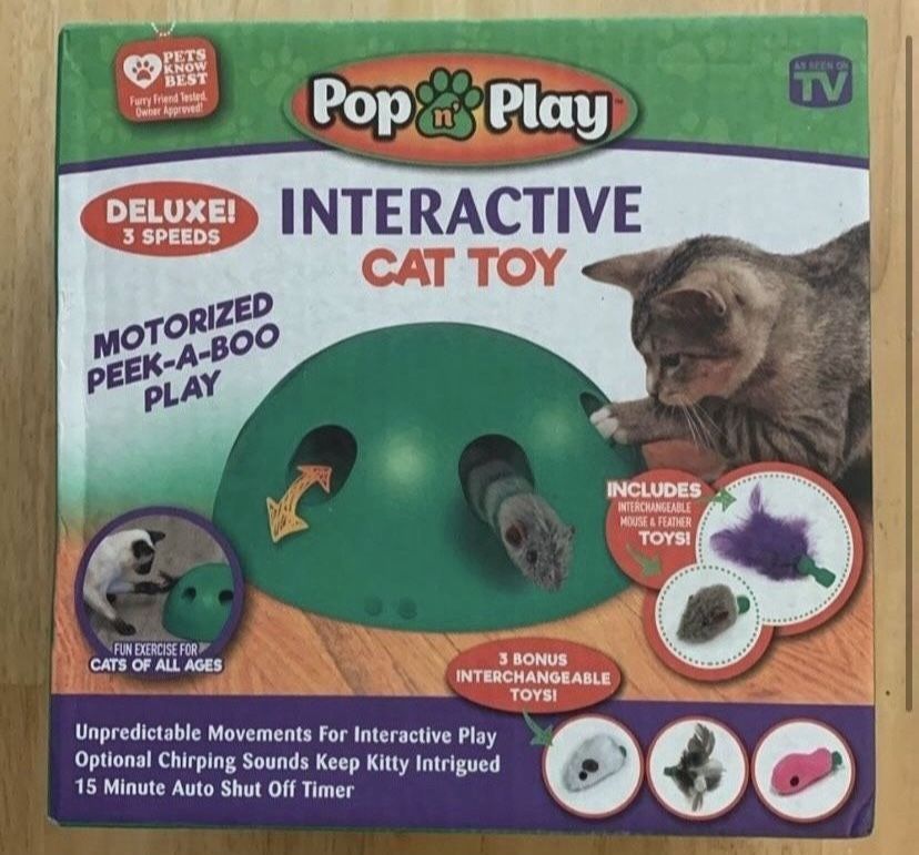 RARE Pop n’ Play DELUXE Interactive Cat Toy