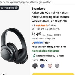 Life Q20 Pure Sound  Noise Cancel Headphones 