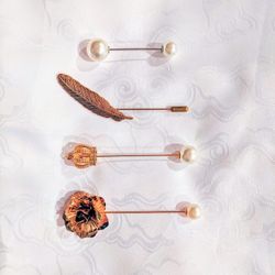 Vintage Brooch Pin / Collar Pin, Original Prices $100+ Each, Now $15 Each, $40 For All