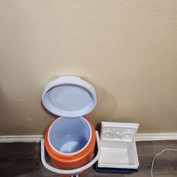 Beverage cooler, used condition, $20 for both.