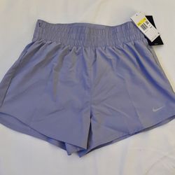 Nike Women's One Dri-FIT Ultra High-Waisted 3" Brief-Lined Shorts