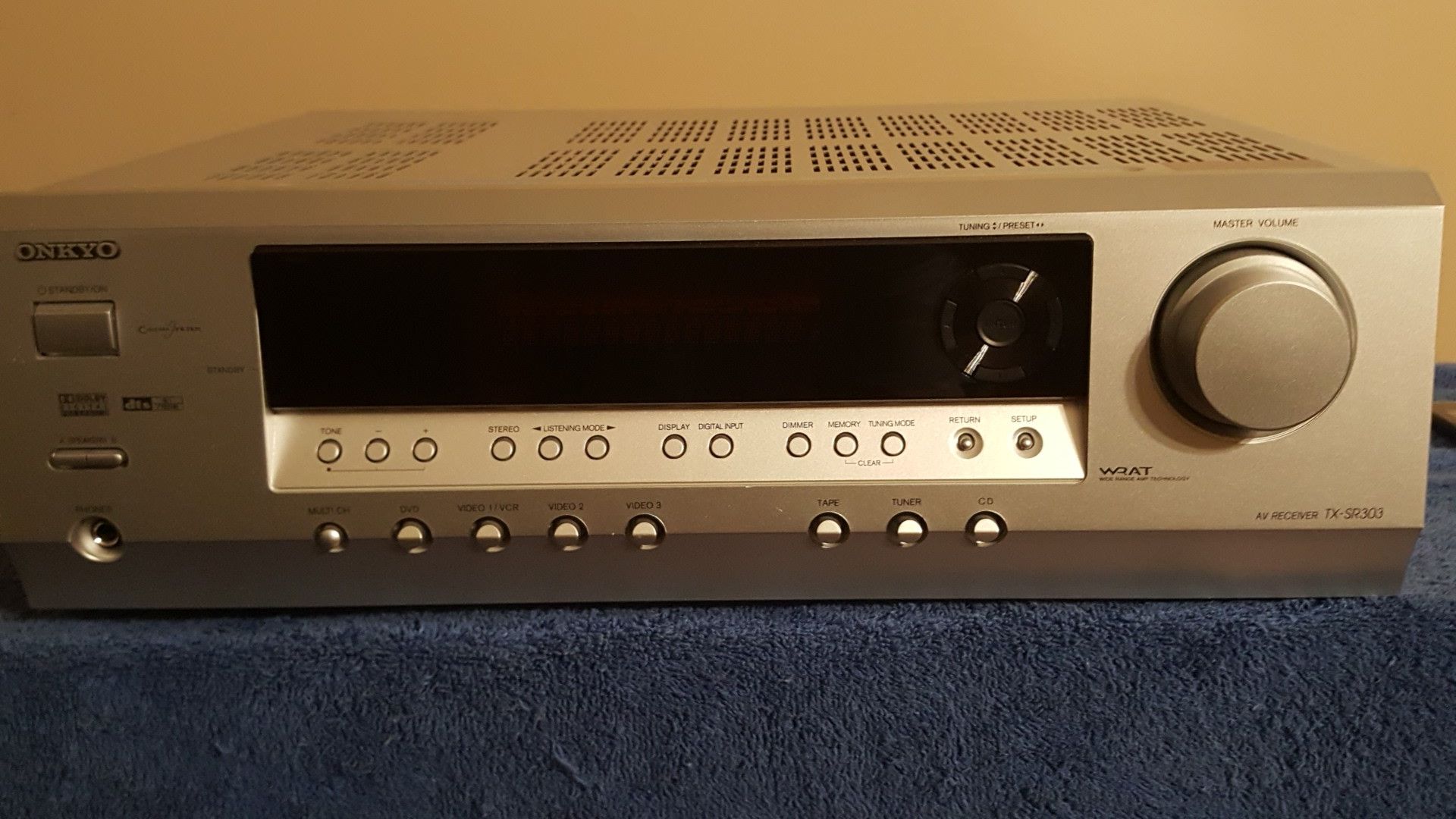 Onkyo A/V Home Theater Stereo Receiver TX-SR303 325 Watts