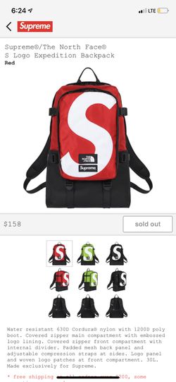 Supreme x the north face backpack