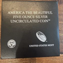 2015 Kisatchie 5oz Silver Coin ATB – US Mint w/ Box & COA
