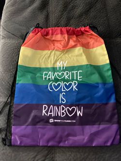 Rainbow Drawstring Bag