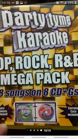 Karaoke cd 8cd 8 songs 64 songs in all $25