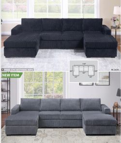 3pcs corduroy sectional set