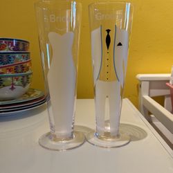 Bride & Groom Drinkware Set