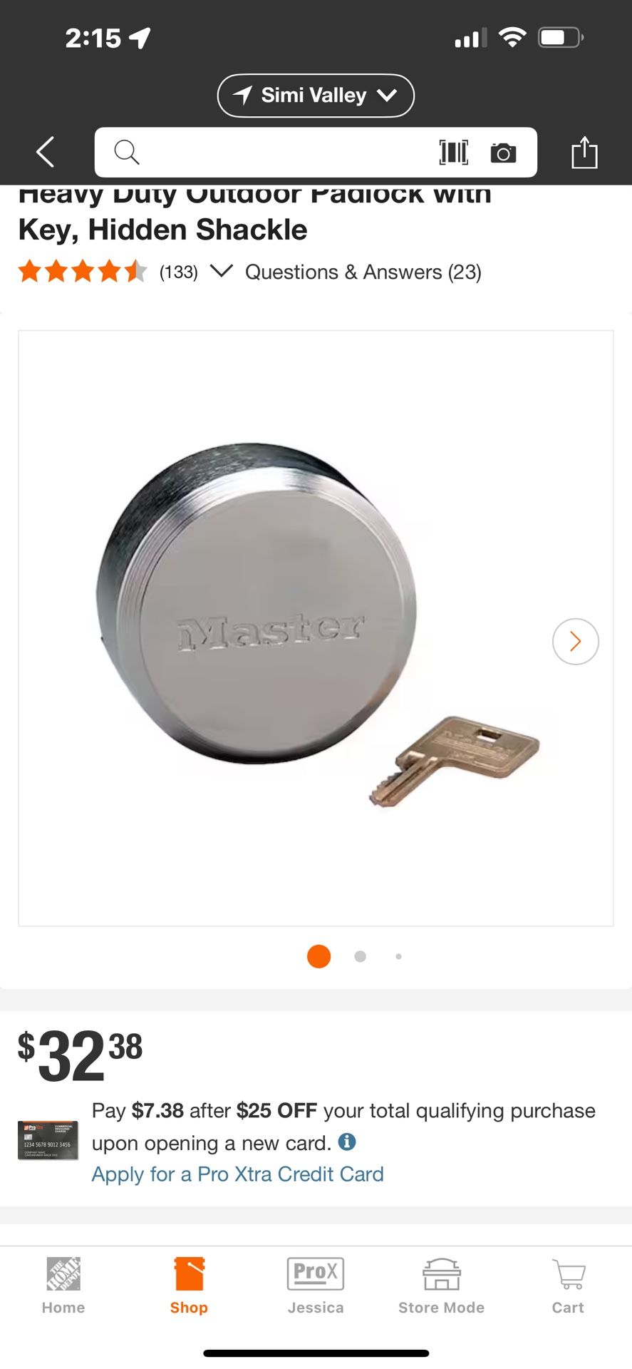 2 Heavy Duty Outdoor Padlock