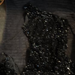 Black Sequenced Dress