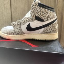 Jordan 1 High Retro Og White Cement 