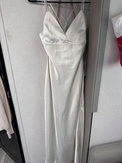 Long White Dress Large
