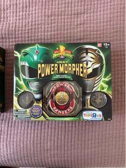 Power Rangers Legacy Morpher GREEN/WHITE and OG RANGERS
