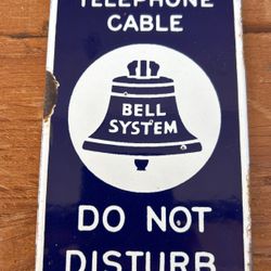 Porcelain Sign