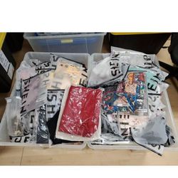 Lot Of +300 Pcs SHEIN & Others Clothes Pants Tops Tees Tunics Crops & Much More