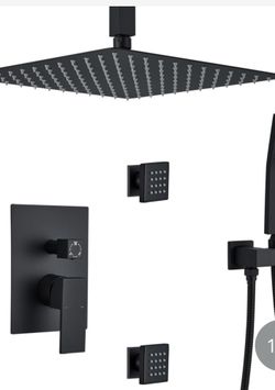Rain Shower Shower Head With Wand Body sprayer