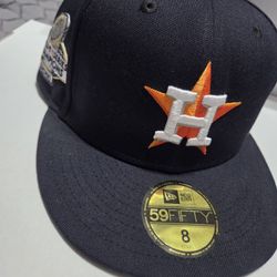 Houston Astros Fitted size 8 59FIFTY NewEra Cap $44 retail 
