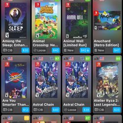 UPDATED - Try Games - Nintendo Switch Collection