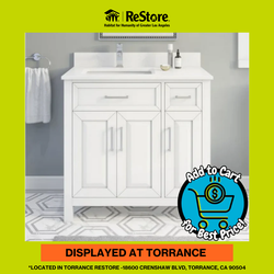 Thomson 36" Bath Vanity by Studio Bathe - White