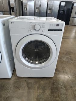 LG 7.4 cu ft Ultra Large Capacity Front Load Gas Dryer -White