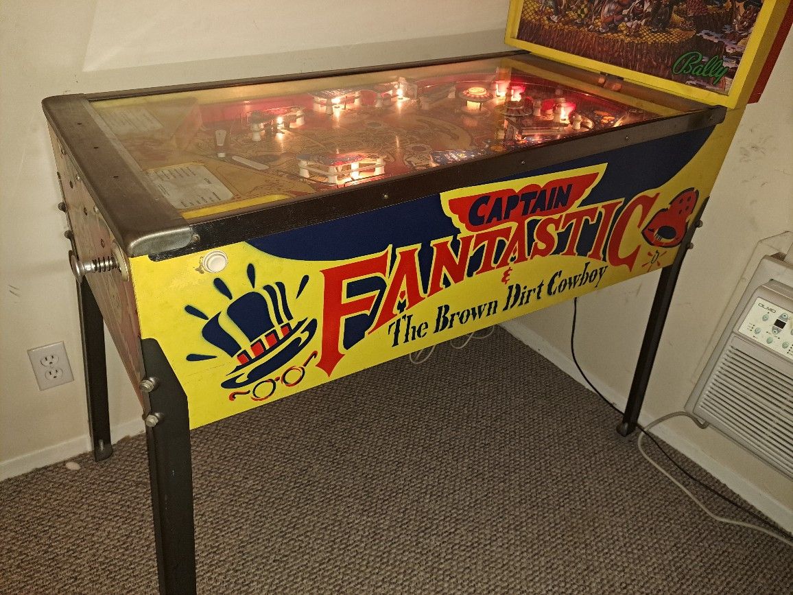 Ballys Captain Fantastic Home Version Pinball for Sale in Temple City