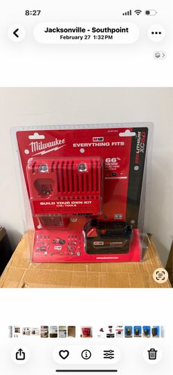 Milwaukee M18 18-Volt Lithium-lon XC Starter Kit with One 5.0Ah Battery and Charger
