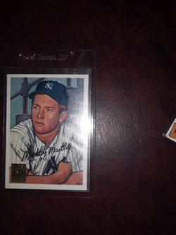 Micky Mantle baseball card