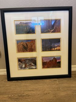 7 Assorted Desert Photography Art Framed