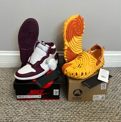 Jordan 1 high and Salehe Bembury Pollex crocs need gone today asap!!!!!