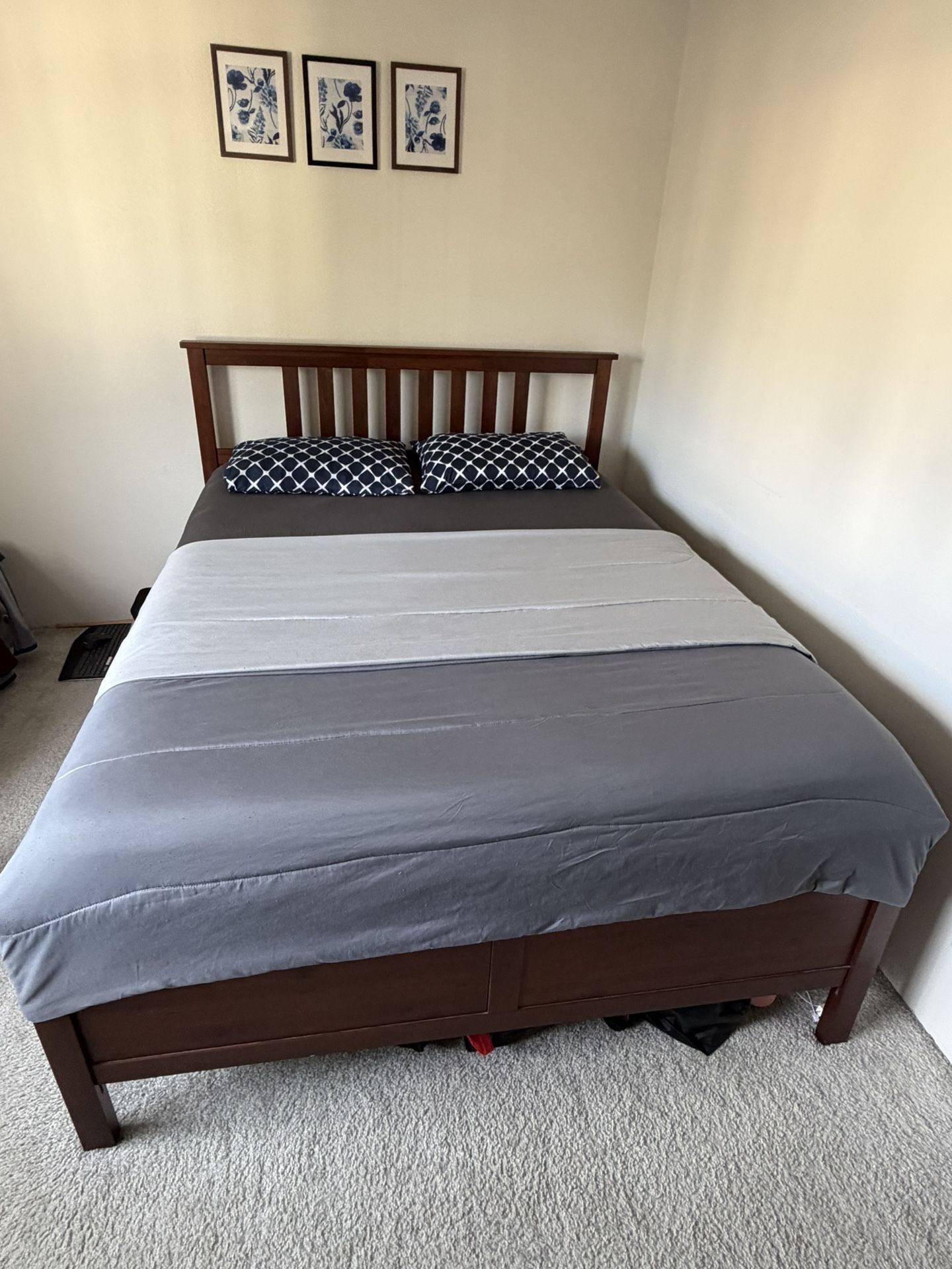 IKEA Hemnes Bed Frame With Box Spring