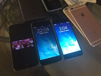 iPhone 6(128 gbs) ,6s(128 gbs),6s(64 gbs) All Unlocked Clean