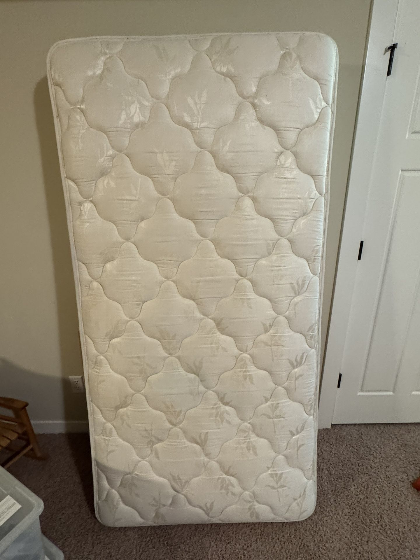 Youth Twin Bed w Mattress And Box Spring