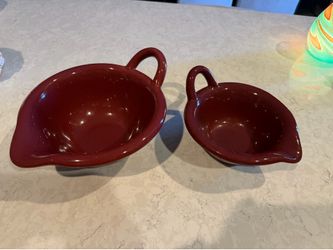 Two Ceramic mixing bowls