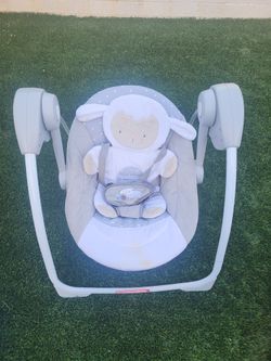 Ingenuity Comfort 2 Go Compact Portable Baby Swing, Fanciful Forest
