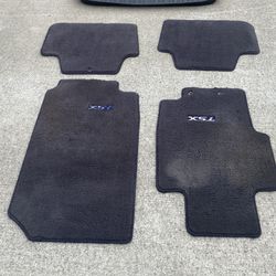04-08 ACURA TSX OEM FLOOR MAT AND ALL WEATHER TRUNK MAT