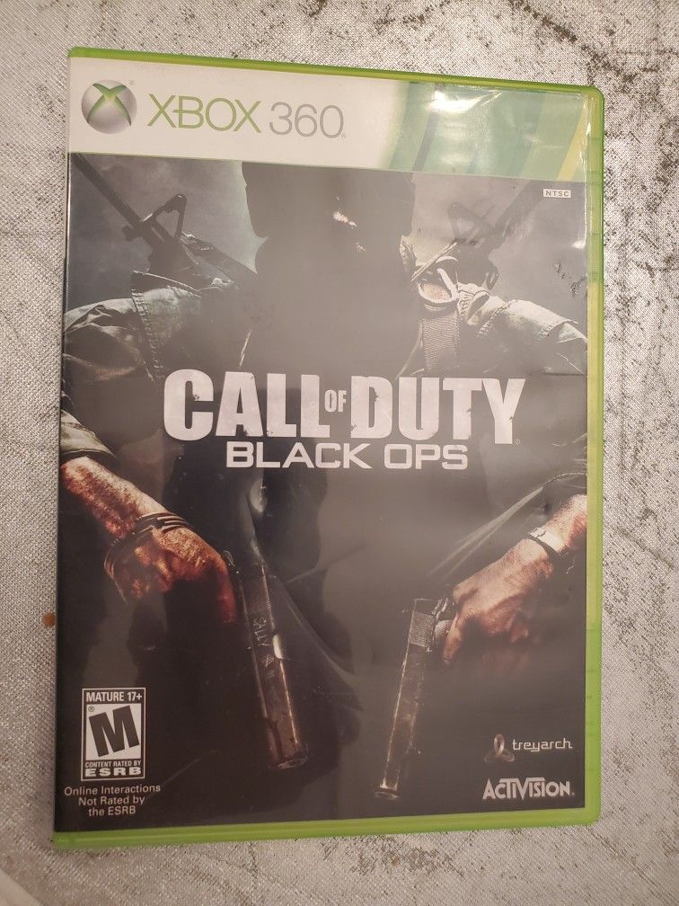 Call of Duty: Black Ops (Microsoft Xbox 360, 2010) COD BO video game