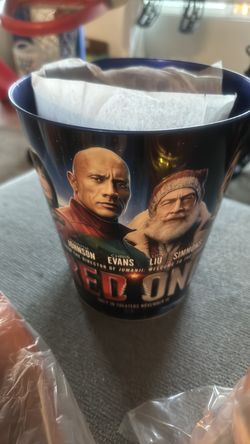 Red one popcorn bucket