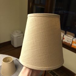 2 Clip On Lamp Shades