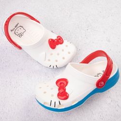 Hello Kitty Crocs -New