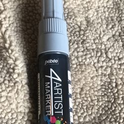 Pebeo 4Artist Oil Gloss Grey Permanent 8mm Pen/Marker