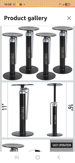 House Floor Jacks, 4 Pack, 11" - 16", 5000 lbs Capacity
Adjustable Leveling Stabilizer for Stairs, Porches, Decks, Crawl Spaces and Sagging Floors
