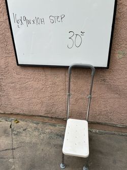 Step Stool with Handle Bar