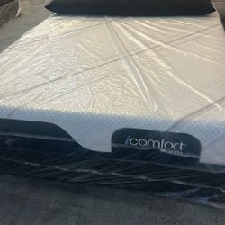 Queen Serta 🌙 iComfort 🧊 Cooling & Firm Mattress (Tax Return Sale‼️) 