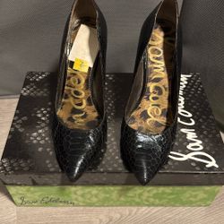 Womens 6 Black 4 Inch Heels, Sam Edelman