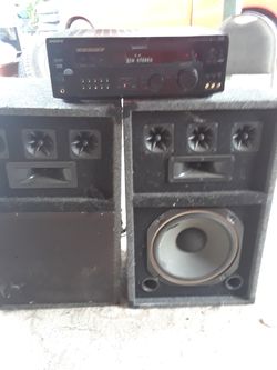 Sony amp with speakers