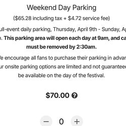 PARKING - Country Thunder Arizona 2026