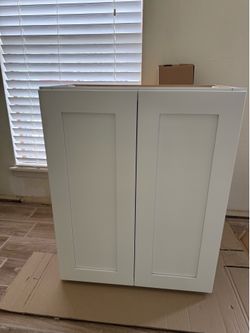 White cabinet