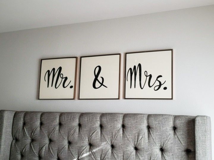 Mr. & Mrs. Wall Art